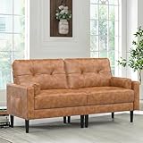Aotumm Ciort Sofa 2 Sitzer, Modernes Sofa mit Dicken Polstern, 2 Kissen,...