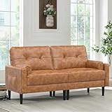 Aotumm Ciort Sofa 2 Sitzer, Modernes Sofa Dicken Polstern, 2 Kissen, Bequemes...