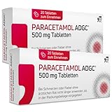 PARACETAMOL ADGC 500 mg - 2x 20 Stück – Tabletten bei leichten bis mäßig...