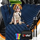 Lovpet® 2in1 Hundedecke für Auto Rückbank & Kofferraum mit Seitenschutz und...