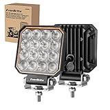 EverBrite LED Arbeitsscheinwerfer 12V/24V, 2tlg. 25W Zusatzscheinwerfer Set,...