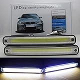 FOLGEMIR COB LED Tagfahrlicht, 12V DC Tagfahrleuchten, E4 Scheinwerfer,...