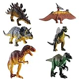 FOGAWA 6 Stück Dinosaurier Spielzeug Set Dinosaurier Figuren Dino Figuren...