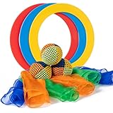 oazoxcx Jonglier-Starterset mit 3 Jonglierbällen 3 Tüchern 3 Ringen Perfekt...