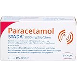 Paracetamol STADA 1000 mg Zäpfchen, bei leichten bis mäßig starken Schmerzen...