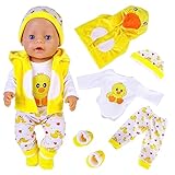 Puppenkleidung für 14-18 Zoll Puppen, Kleidung 35-45 cm Kompatibel mit New Born...