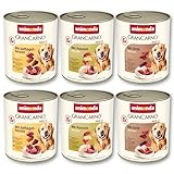 animonda GranCarno Adult Deftige Variation (6 x 800 g), Hundenassfutter für...
