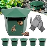 AnkekolyStar Schneckenfalle,5er-Set Anti Schnecken mit Handschuhe,...