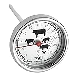 MAURER TFA Dostmann Analoges Bratenthermometer, 14.1002.60.90, aus Edelstahl,...