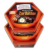 2 er Pack Ferrero Küsschen Zartbitter 2 x 178 g Limited Edition: Geschenkbox...