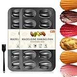 OAMCEG Madeleines Backform, Madeleine Form, Antihaftbeschichtet Karbonstahl, mit...