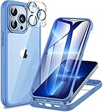 CENHUFO für iPhone 13 Pro Hülle, 360 Grad Schutzhülle mit Eingebautem...