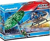 PLAYMOBIL | City Action | Polizei-Hubschrauber | Spielzeug für Kinder ab 4...