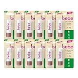 bebe 3in1 Repair Lippenpflege (12 x 4,9 g), Lippenpflegestift mit Glycerin,...