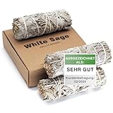 rooted.® | Das Original | Weißer Salbei | 3 Bündel kallifonirscher Salbei |...