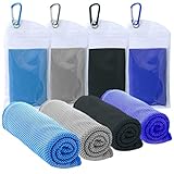 SZELAM Kühlendes Handtuch,EIS-Handtuch,4 Packungen weiches,...