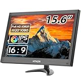 HTNZIR 15,6 Zoll tragbarer Monitor Kleiner PC Monitor 1920 x 1080P 99% sRGB mit...