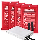 Mondoshop Löschdecke DIN EN 1869:2019-100x100 cm Löschdecke Wohnmobil Haushalt...