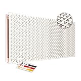 PEGBOARD - PARIS Lochwand 122 x 61 x 0,3 cm MDF Holzplatte weiß lackiert -...
