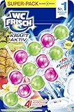 WC FRISCH Kraft Aktiv Duftspüler Hawaii (150 g), WC Reiniger für Reinigung bei...