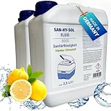 EXPLORER® San-Hy-Sol Sanitärflüssigkeit für Campingtoilette 5L (2x2,5L) Made...