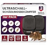 REPELIX ARMOUR Ultraschall-Schädlingsbekämpfer für Innenräume – 2 Pack –...
