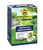 COMPO Rasendünger mit Moosvernichter, 3 Monate Langzeitwirkung, Feingranulat, 6...