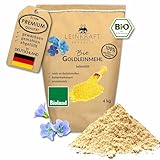 4 kg BIOLAND Leinsamenmehl GOLD | aus 100% deutscher, goldener Leinsaat |...