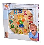Eichhorn 100005456 - Lernuhr mit 12 Puzzleteilen in verschiedenen Formen und...