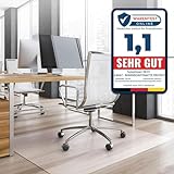 Office Marshal® Bodenschutzmatte in Trendfarben | 90 x 120 cm für Hartböden |...