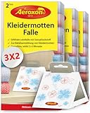 Aeroxon Kleidermottenfalle 6 Stück - Mottenfalle Kleidermotten für effektiven...
