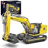 Mould King Technik Bagger, APP Ferngesteuert Motorisierter Raupenbagger Modell,...