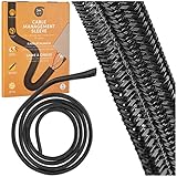 LIVAIA Kabelkanal : selbstschließender Kabelkanal schwarz für besseres...