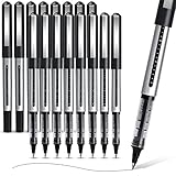 AKARUED Tintenroller Stifte Schwarz- 16 Stück Flüssigtinte Rollerball Stift,...