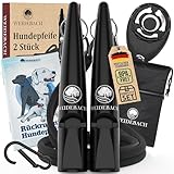 WEIDEBACH® 2x verbesserte Hundepfeife 2.0 mit stabilerem & lauterem Ton, inkl....