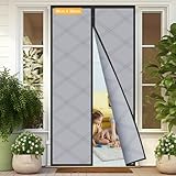 Sylken Thermo Türvorhang Kälteschutz 90 x 200 cm, Magnetischer...