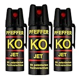 KO Pfefferspray Jet | Fog Verteidigungsspray | Abwehrspray Hundeabwehr | zur...