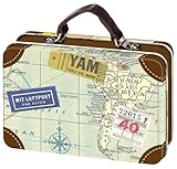 Moses. Fernweh Mini-Reisekoffer im Reisedesign, Deko-Koffer,...
