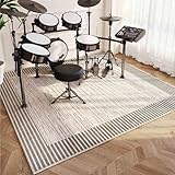 Schlagzeugteppich Schalldicht Drum Teppich rutschfest Trommelteppich...