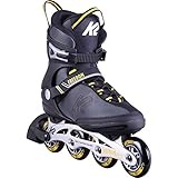 K2 Inline Skates FREEDOM M Für Herren Mit K2 Softboot, Black - Yellow, 30D0252