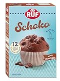 RUF Schoko-Muffins Backmischung, schokoladige American Style Muffins mit...