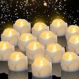 daphomeu LED Kerzen, 14 Set flackender LED Teelichter ideal für Halloween,...