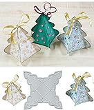 Weihnachts-Süßigkeiten-Box aus Metall, Stanzschablonen, Stanzschablonen, DIY,...