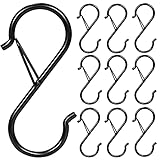 HQCM S Haken Edelstahl, 10 Stück S-förmige Haken Schwerlast Metall haken...