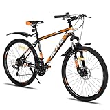 Hiland 26 Zoll Mountainbike 21-Gang MTB Aluminiumrahmen Scheibenbremse...