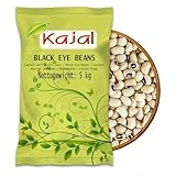 Kajal Schwarzaugenbohnen 5kg - Hochwertige getrocknete Schwarzaugenerbsen für...