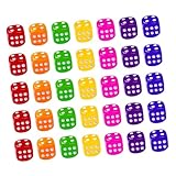 Toddmomy 50 Stück Teiliges Bunte Transparente Acrylwürfel Langlebige...