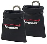 Lescars Brillenablage Auto: 2er-Set Neopren-Smart-Pockets - Die praktischen...