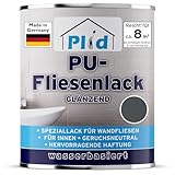 Plid® Fliesenfarbe Badezimmer & Küche [FEUCHTIGKEITSBESTÄNDIG] Fliesenlack...