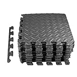 Crynvor 18 Pcs Puzzlematte, Bodenschutzmatte Fitness, Sportmatte, Fitnessmatte,...